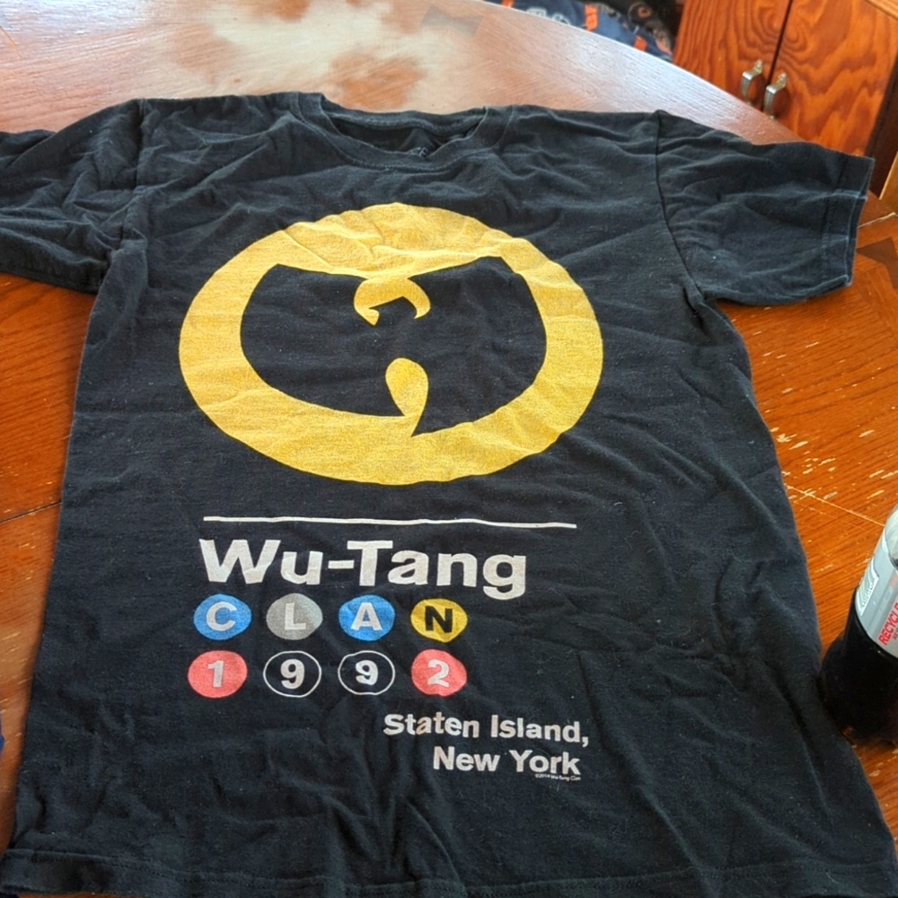 WU-TANG CLAN Black Hip-Hop T-Shirt Adult Women’s S